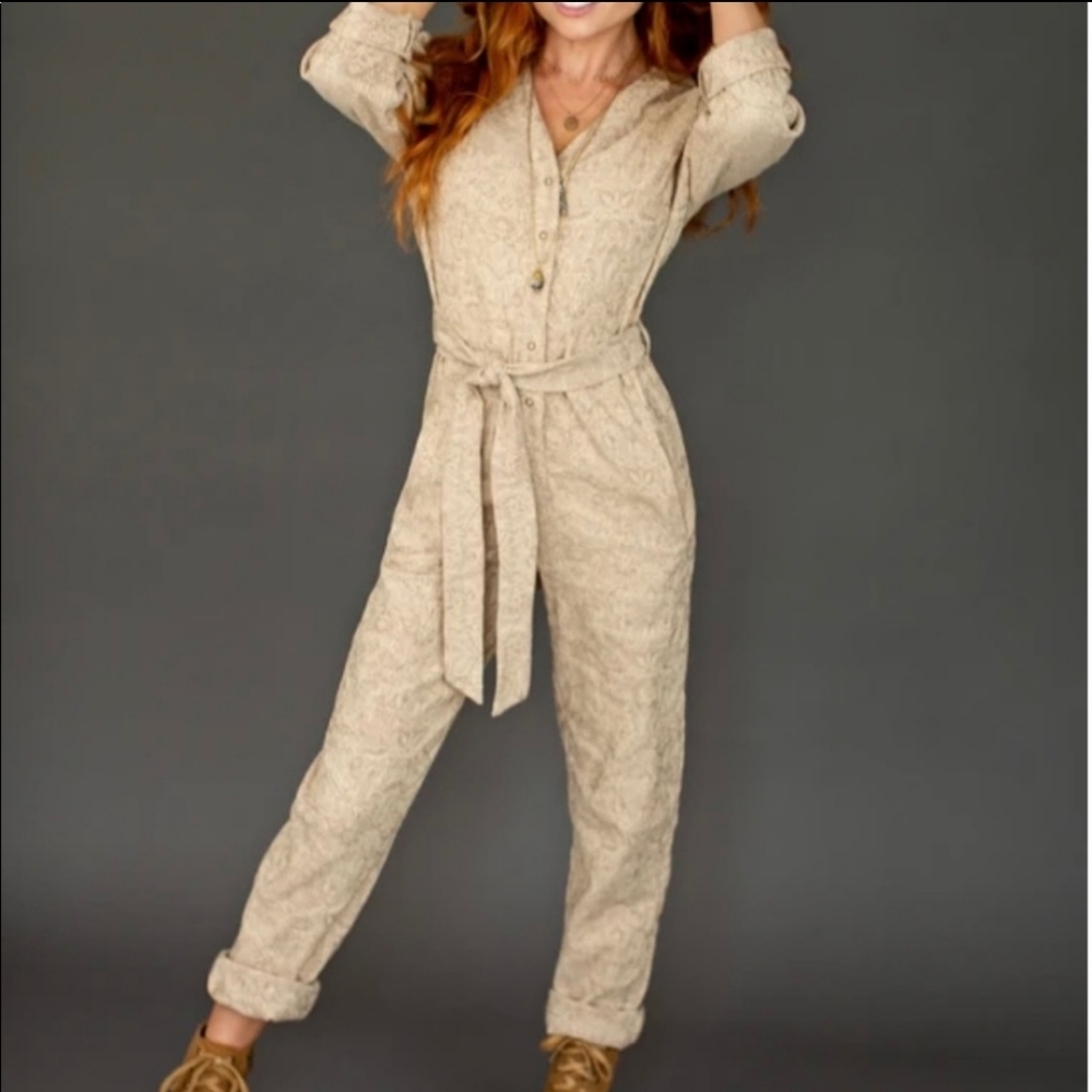 Joyfolie embroidered jumpsuit